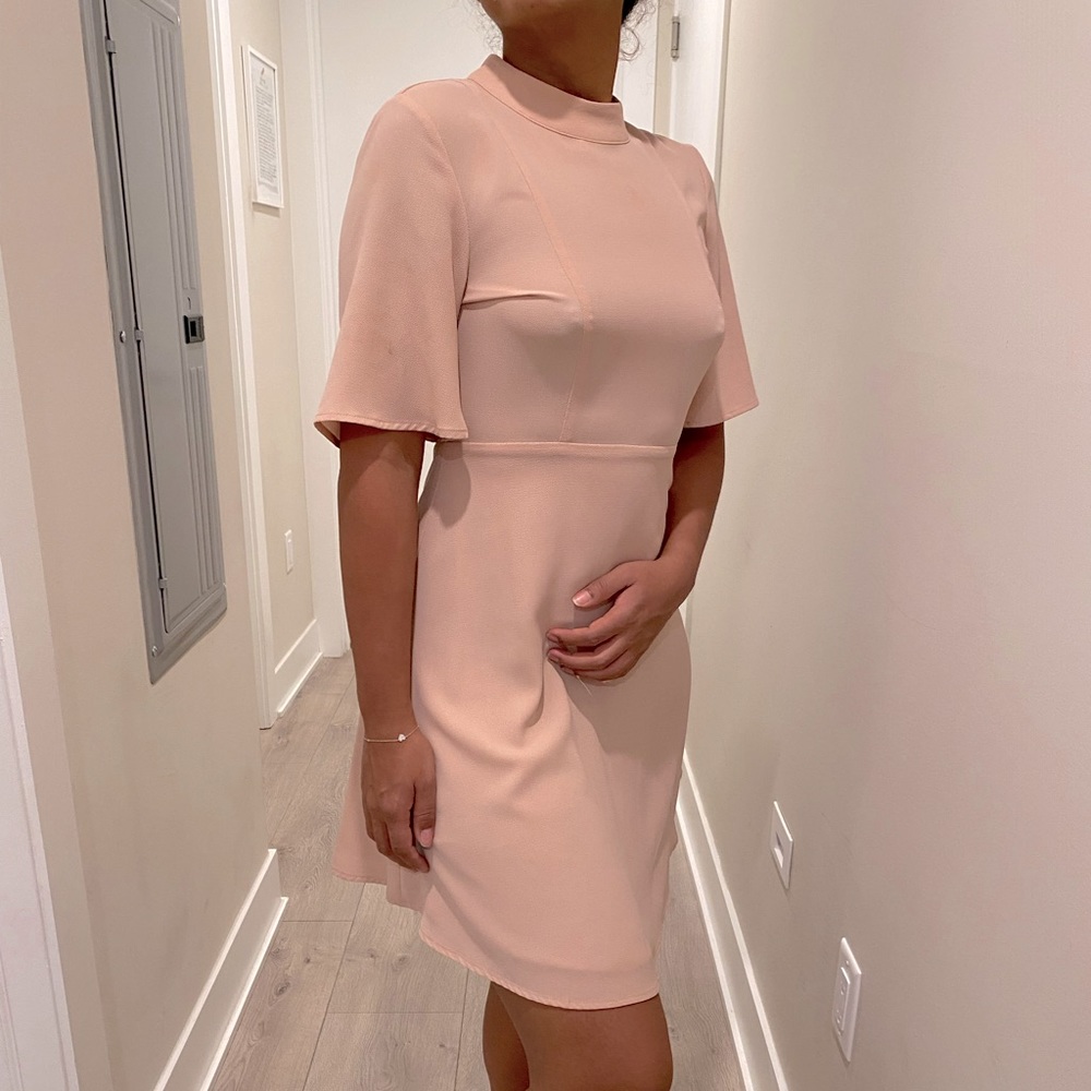 Classy cream/ beige cocktail dress